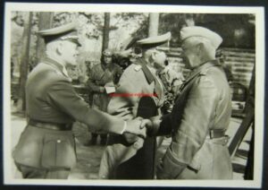 Foto Original Privada del Generalfeldmarschall Reichenau y el Generaloberts Guderian